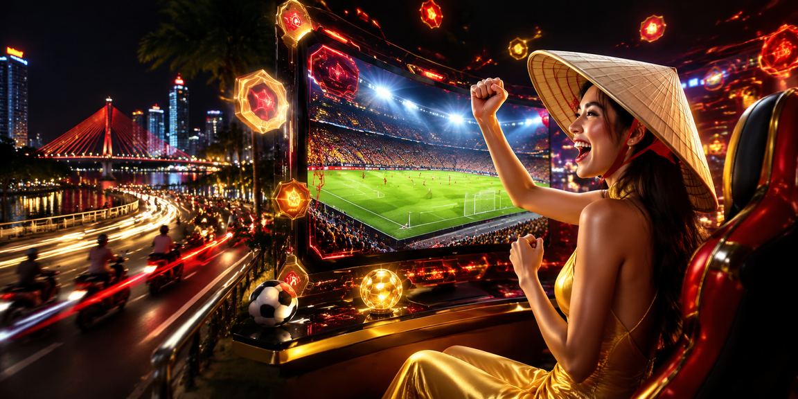 Người dùng tại Đà Nẵng đội nón lá tham gia esports và cá cược trực tuyến