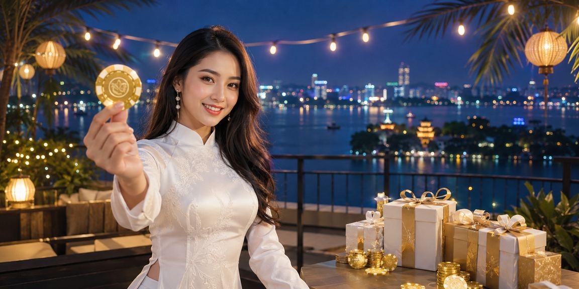 Phụ nữ mặc áo dài tại Hà Nội ngồi đặt cược thể thao trực tuyến trên điện thoại