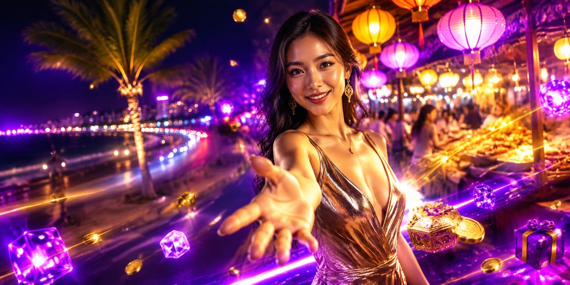 Không khí giải trí casino và nhận thưởng tại chợ đêm Phan Thiết